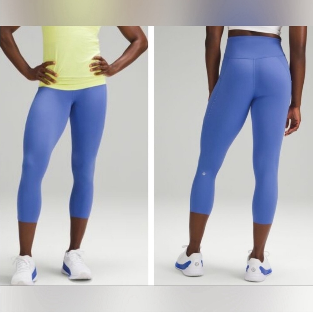 NWT Lululemon Nulux 5-Pocket Run Crop 23” in Wild Indigo size 8